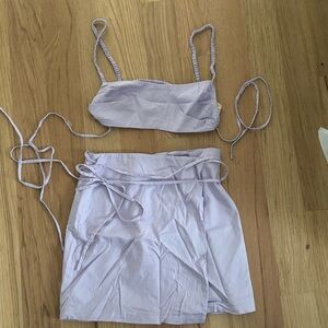 Camila Coelho Lavender Skirt